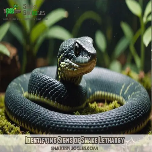 Identifying Signs of Snake Lethargy