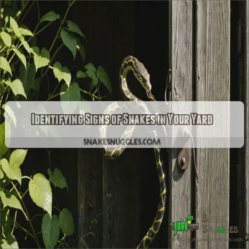 Identifying Signs of Snakes in Your Yard