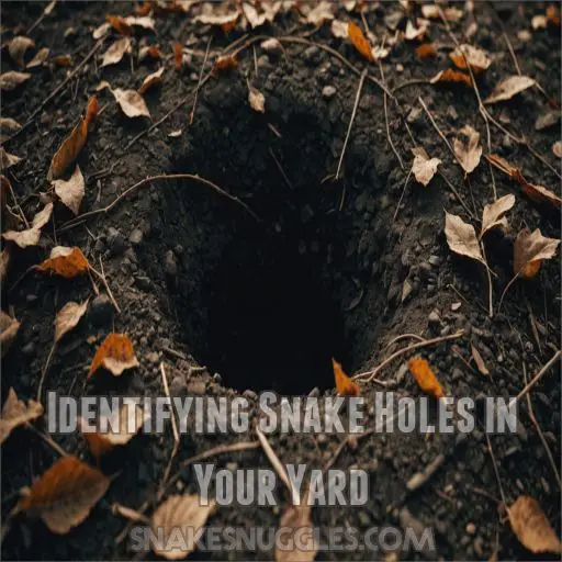 Identifying Snake Holes in Your Yard