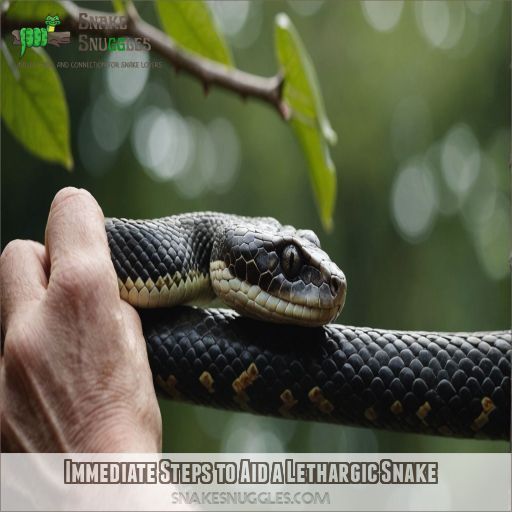 Immediate Steps to Aid a Lethargic Snake