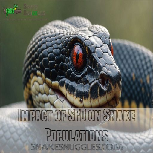 Impact of SFD on Snake Populations