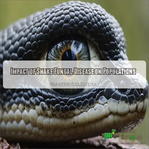 Impact of Snake Fungal Disease on Populations