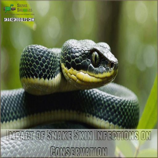 Impact of Snake Skin Infections on Conservation