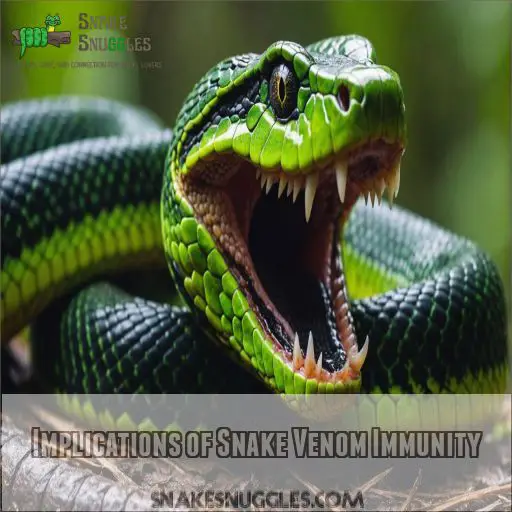 Implications of Snake Venom Immunity