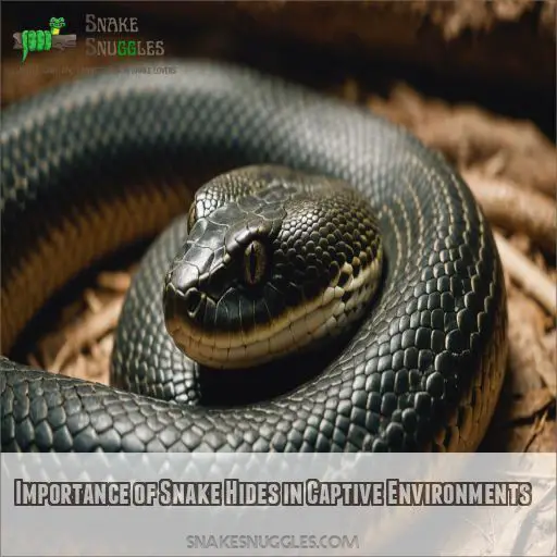 Importance of Snake Hides in Captive Environments