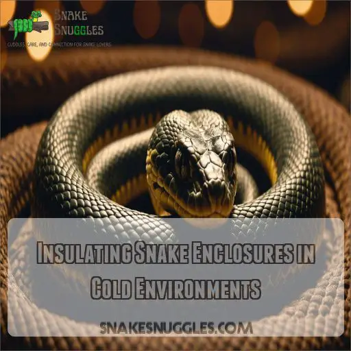 Insulating Snake Enclosures in Cold Environments