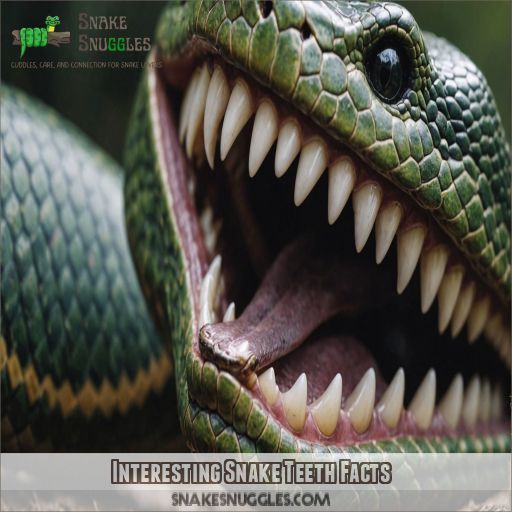 Interesting Snake Teeth Facts