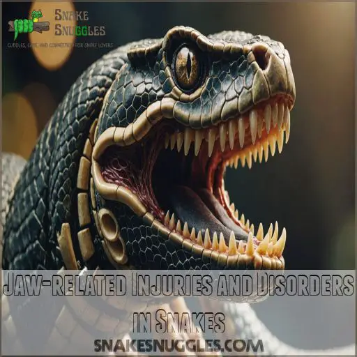 Jaw-related Injuries and Disorders in Snakes