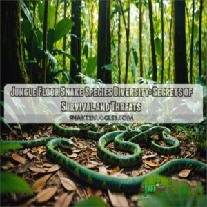 Jungle floor snake species diversity