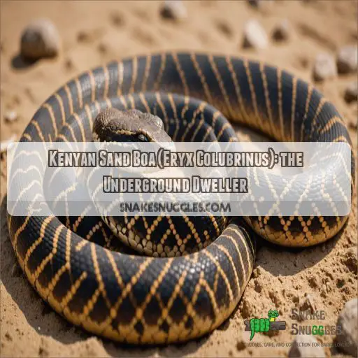 Kenyan Sand Boa (Eryx Colubrinus): the Underground Dweller