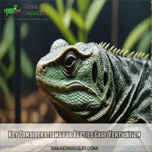 Key Considerations for Reptile Cage Ventilation