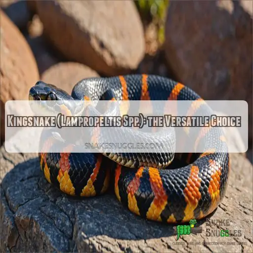 Kingsnake (Lampropeltis Spp.): the Versatile Choice