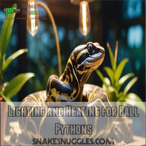 Lighting and Heating for Ball Pythons