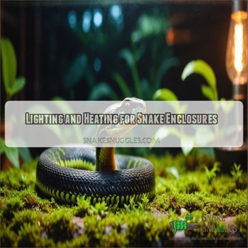 Lighting and Heating for Snake Enclosures