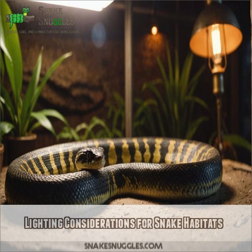 Lighting Considerations for Snake Habitats