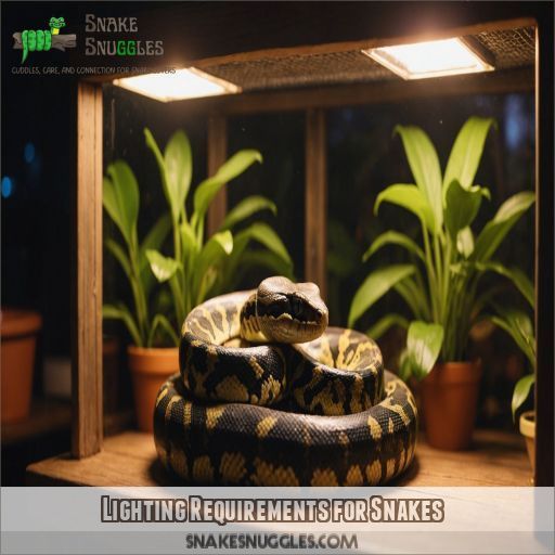 Lighting Requirements for Snakes