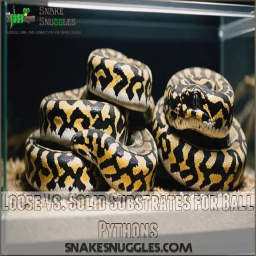 Loose Vs. Solid Substrates for Ball Pythons