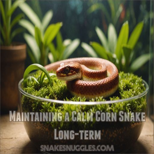 Maintaining a Calm Corn Snake Long-term