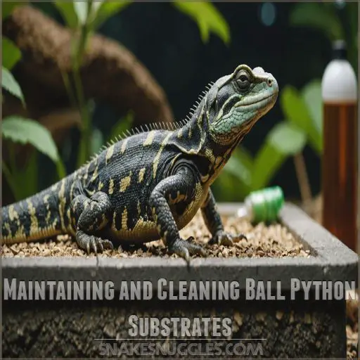 Maintaining and Cleaning Ball Python Substrates