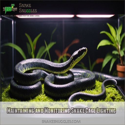 Maintaining and Monitoring Snake Cage Lighting