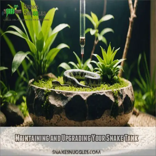 Maintaining and Upgrading Your Snake Tank