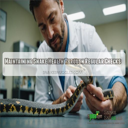 Maintaining Snake Health Through Regular Checks