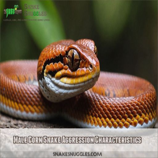 Male Corn Snake Aggression Characteristics