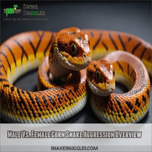 Male Vs. Female Corn Snake Aggression Overview