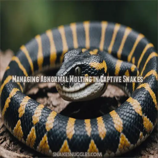 Managing Abnormal Molting in Captive Snakes