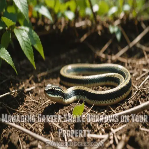 Managing Garter Snake Burrows on Your Property