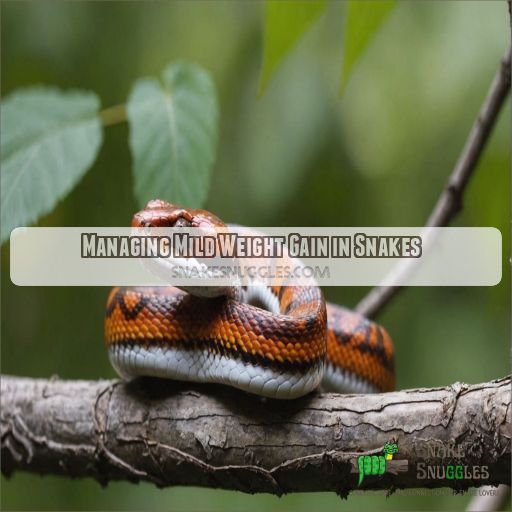 Managing Mild Weight Gain in Snakes