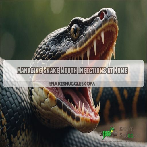 Managing Snake Mouth Infections at Home