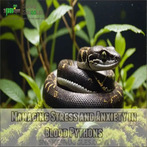 Managing Stress and Anxiety in Blood Pythons