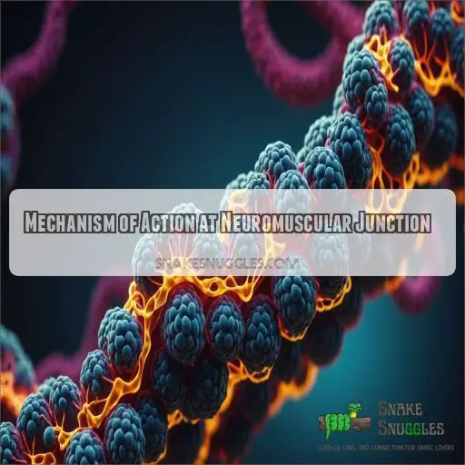 Mechanism of Action at Neuromuscular Junction