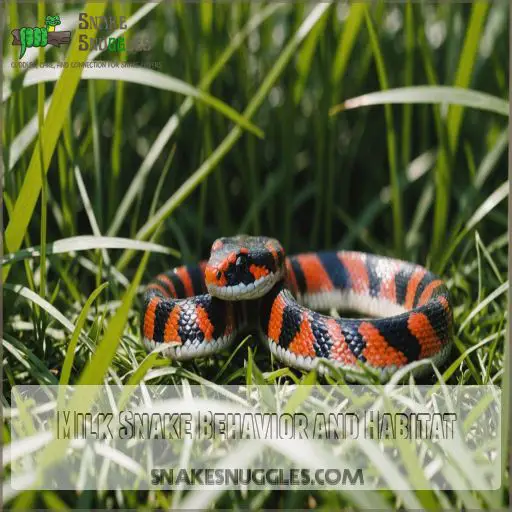 Milk Snake Behavior and Habitat