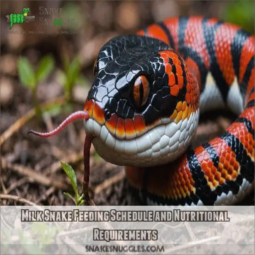 Milk Snake Feeding Schedule and Nutritional Requirements