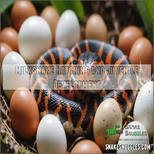 Milksnake Hatching and Juvenile Development