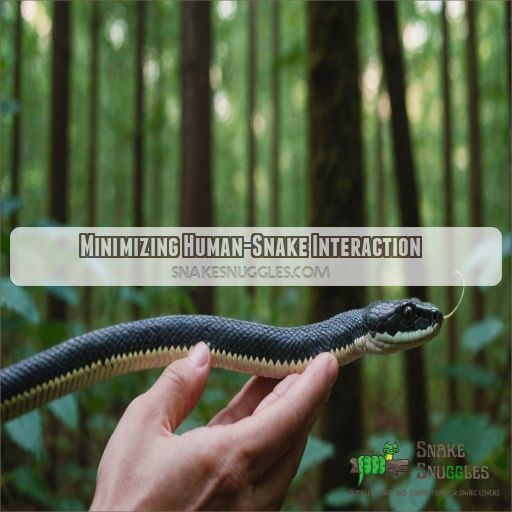 Minimizing Human-Snake Interaction