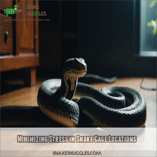 Minimizing Stress in Snake Cage Locations