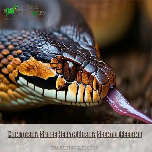 Monitoring Snake Health During Scented Feeding