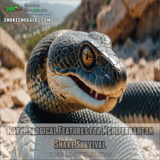 Morphological Features for Mediterranean Snake Survival