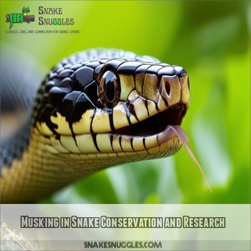 Musking in Snake Conservation and Research