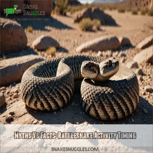 Myths Vs Facts: Rattlesnake Activity Timing