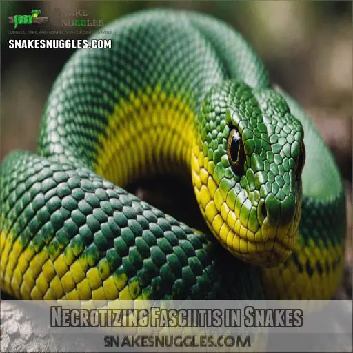 Necrotizing Fasciitis in Snakes