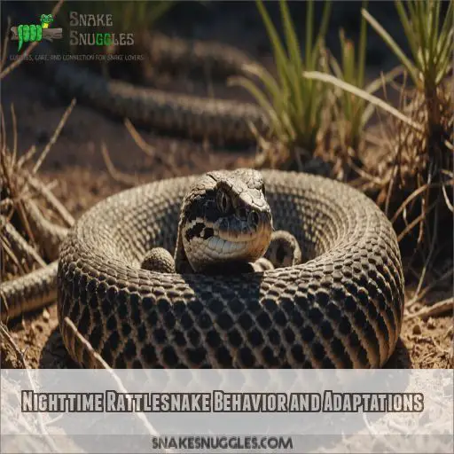 Nighttime Rattlesnake Behavior and Adaptations