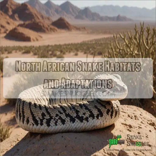 North African Snake Habitats and Adaptations