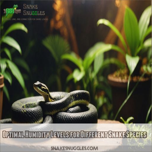 Optimal Humidity Levels for Different Snake Species