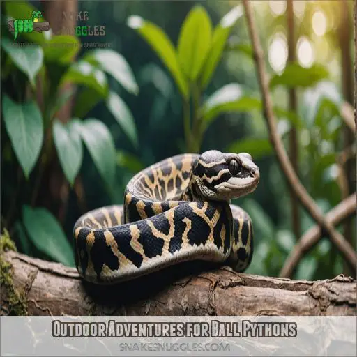 Outdoor Adventures for Ball Pythons