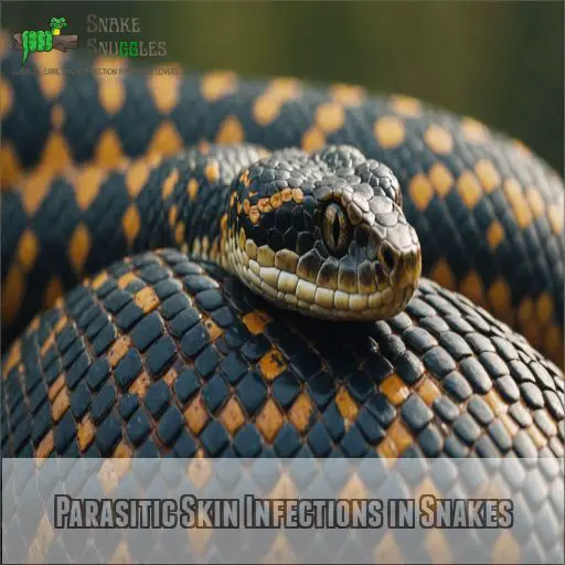 Parasitic Skin Infections in Snakes