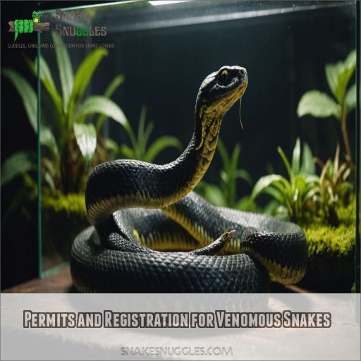 Permits and Registration for Venomous Snakes